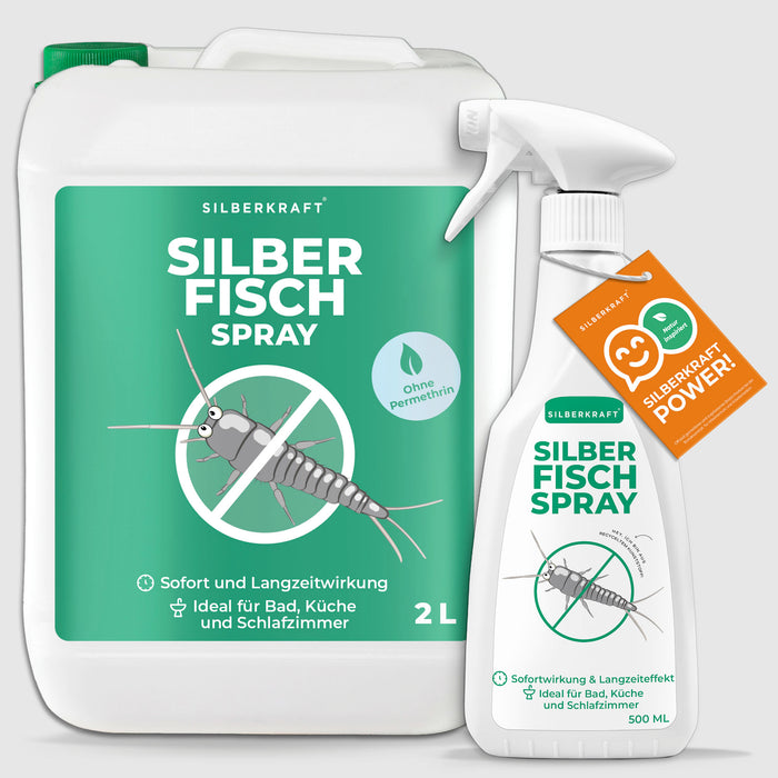 Silverfish Spray - Combattez les poissons d'argent / poissons-papiers