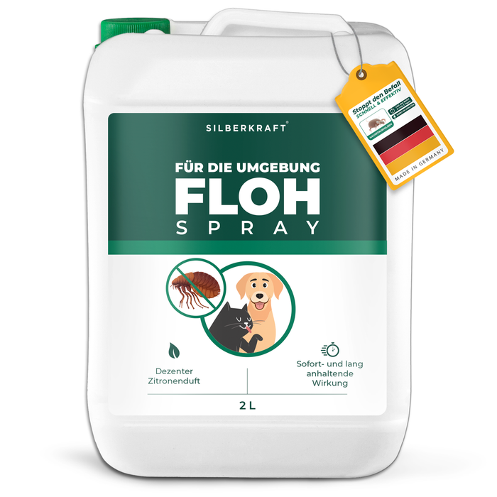 Spray antipulci per la zona