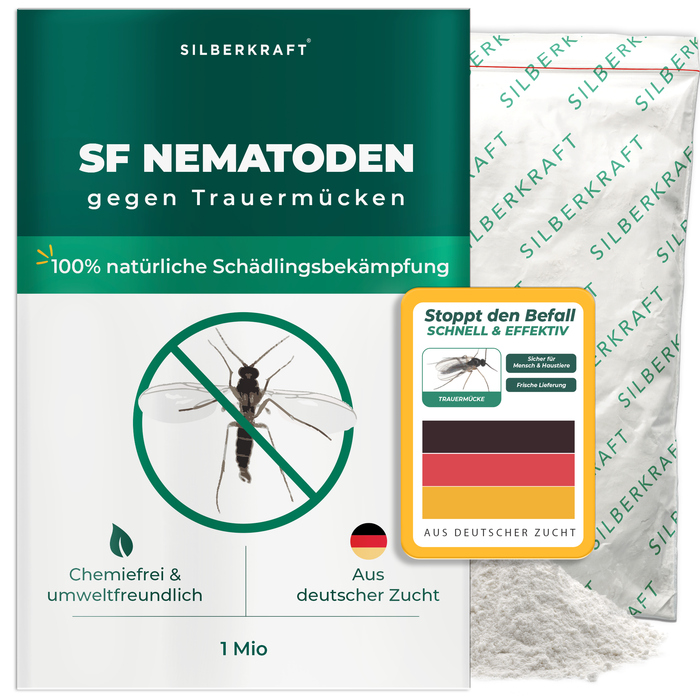SF Nematoden zur Bekämpfung von Trauermücken für Zimmerpflanzen