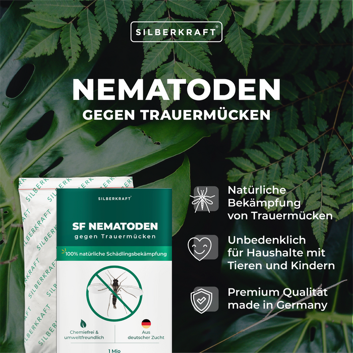 SF Nematoden zur Bekämpfung von Trauermücken für Zimmerpflanzen
