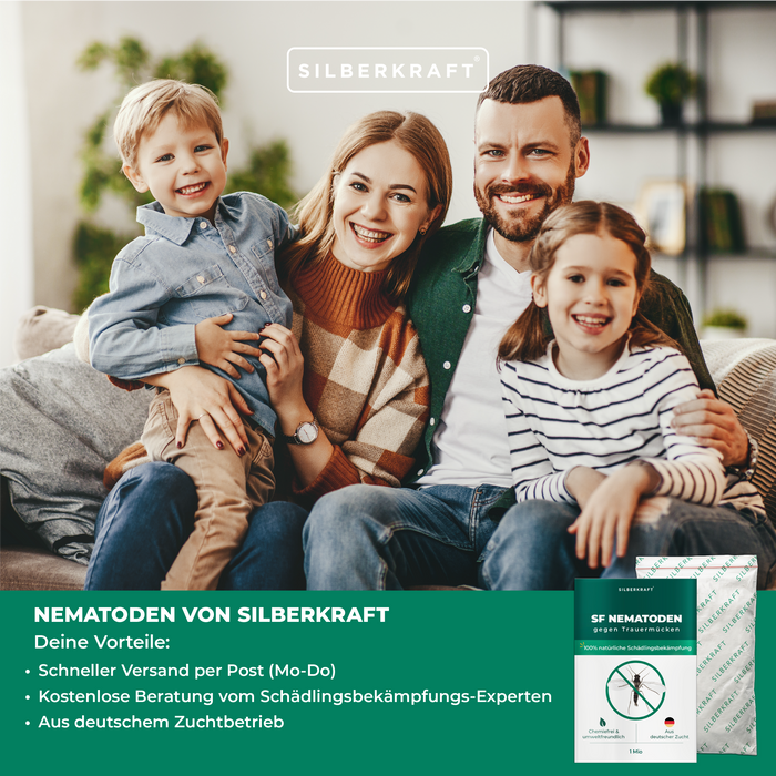 SF Nematoden zur Bekämpfung von Trauermücken für Zimmerpflanzen
