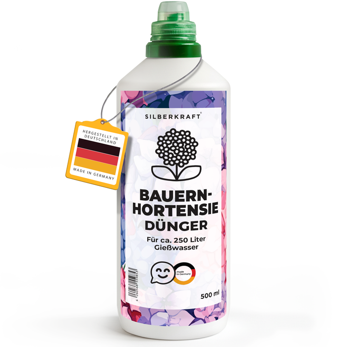 Bauernhortensien Dünger, Flüssigdünger für kräftige Blüten & gesundes Wachstum