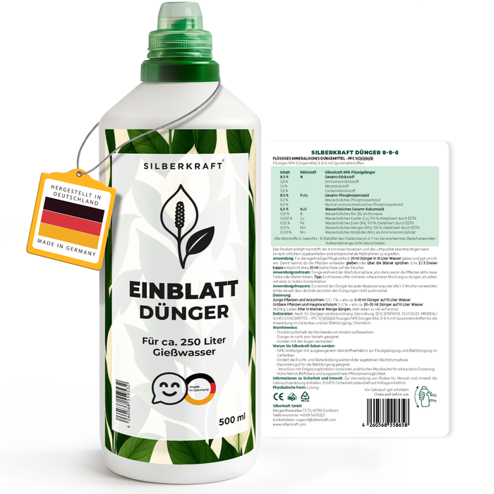 Einblatt Dünger