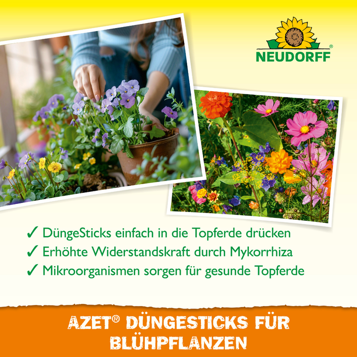 Neudorff Azet DüngeSticks für Blühpflanzen