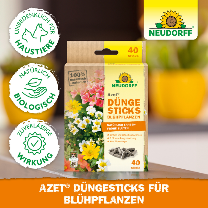 Neudorff Azet DüngeSticks für Blühpflanzen