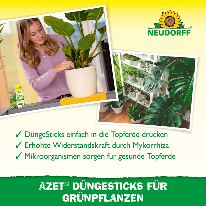 Neudorff Azet DüngeSticks für Grünpflanzen