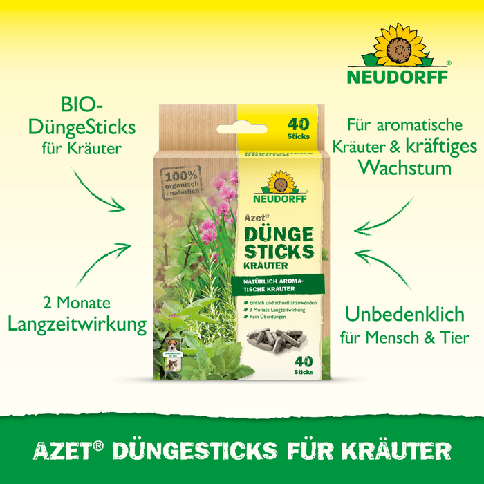 Neudorff Azet DüngeSticks für Kräuter