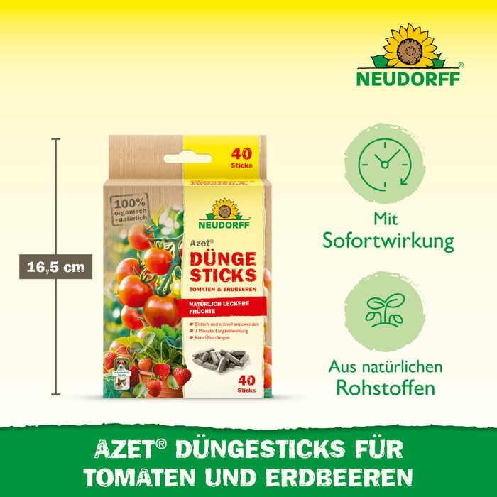 Neudorff Azet DüngeSticks für Tomaten und Erdbeeren
