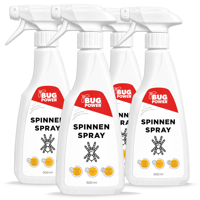 BugPower Spinnen Spray - effektiv gegen Spinnen