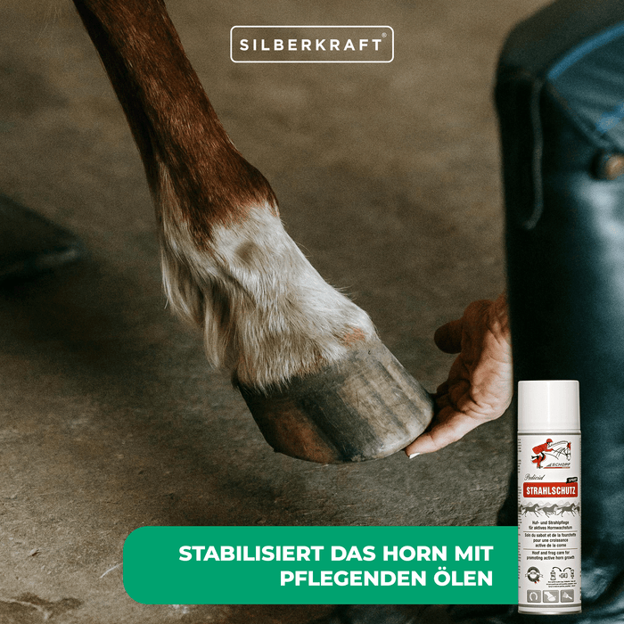 Strahlschutz Spray für robuste Pferdehufen