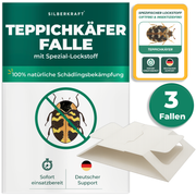 Teppichkäferfalle mit Spezial-Lockstoff