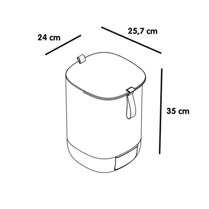 Composteur de cuisine Bokashi - composteur avec 1 kg de grain