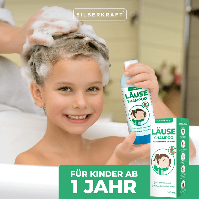 Shampoo per pidocchi - shampoo per pidocchi per bambini e adulti, incluso shampoo per pidocchi a pettine