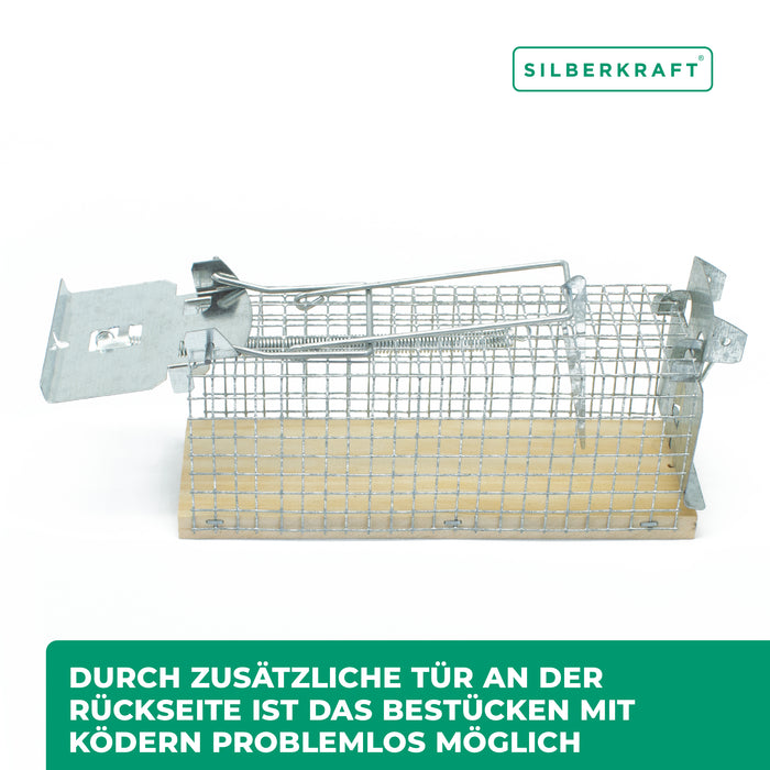 Lebendfalle für Mäuse aus Draht - Mäusefalle - tierfreundliche Alternative zu Schlagfallen und Giftköder