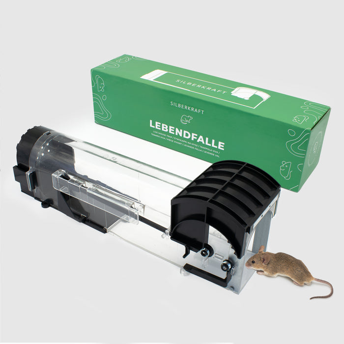 Piège vivant pour souris et rats en plastique - alternative respectueuse des animaux aux pièges à pression et aux appâts empoisonnés