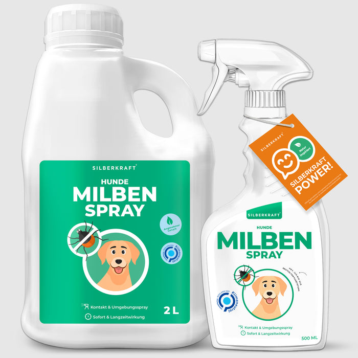Spray anti-acariens pour chiens - combattez les acariens avec SILBERKRAFT —  Silberkraft