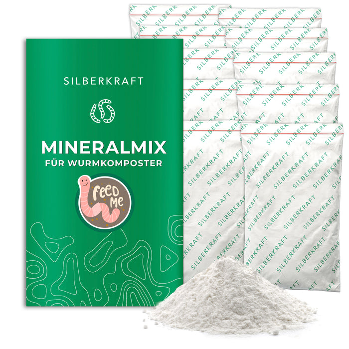 Miscela di cibo per lombrichi/minerali per compostatori di lombrichi e lombrichi da compost