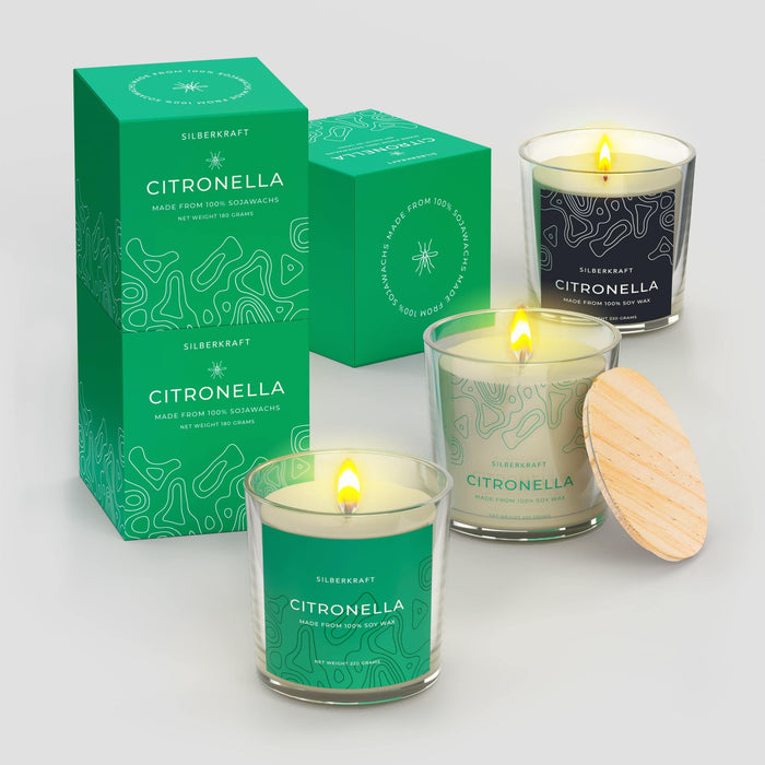 Candele alla citronella