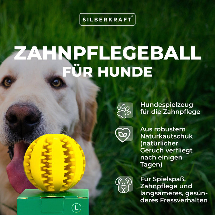 Hundeball mit Noppen zur Zahnpflege